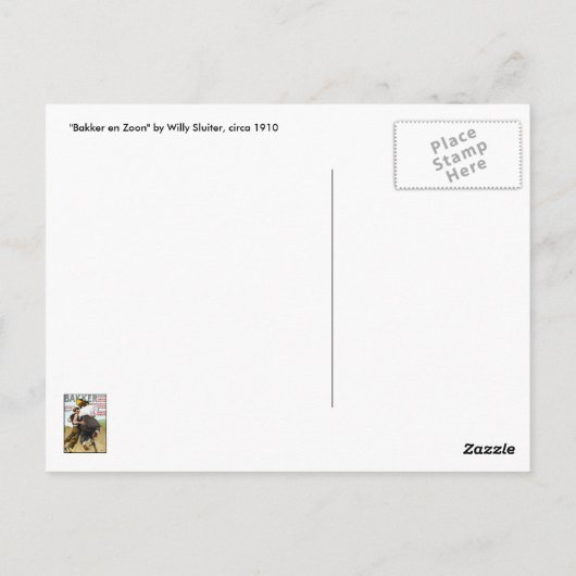 Carte postale : Publicité ancienne pour pneus de v (Dos)