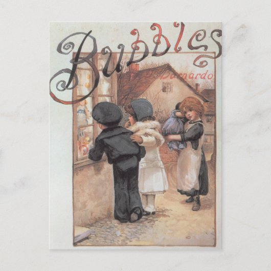 Carte Postale Publicité d'affiche magazine 'Bubbles' (Devant)