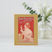 Carte Postale Publicité de beauté vintage (Debout devant)