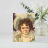 Carte Postale Publicité de boisson vintage (Debout devant)