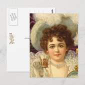 Carte Postale Publicité de boisson vintage (Devant / Derrière)