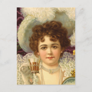 Carte Postale Publicité de boisson vintage