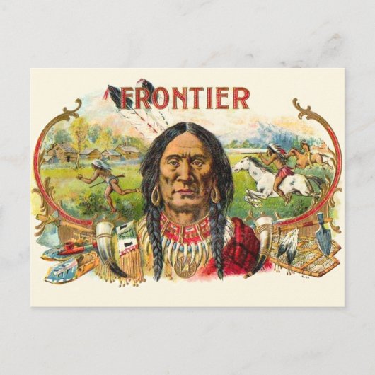 Carte Postale Publicité de cigar Frontier (Devant)