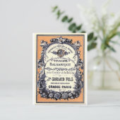 Carte Postale Publicité de parfum français (Debout devant)