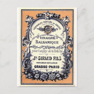 Carte Postale Publicité de parfum français