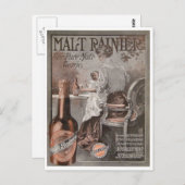 Carte Postale Publicité de Rainier Beer (1909) (Devant / Derrière)