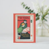 Carte Postale Publicité d'imprimantes d'affiches allemandes vint (Debout devant)