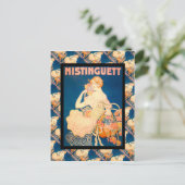 Carte Postale Publicité française vintage, Mistinguett (Debout devant)