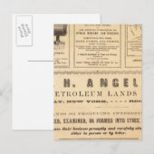 Carte Postale Publicité New York (Devant / Derrière)