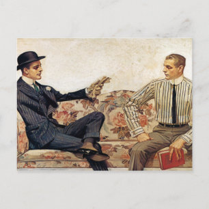 Carte Postale Publicité pour Arrow Collar, 1912 par Leyendecker