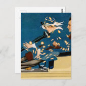 Carte Postale Publicité pour bas de C Coles Phillips dans une vi (Devant / Derrière)