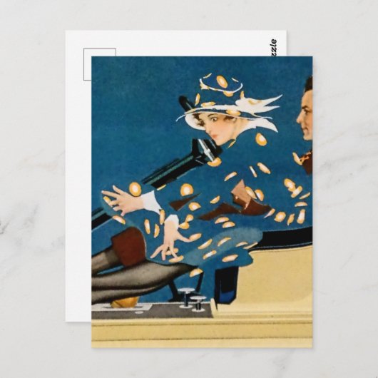 Carte Postale Publicité pour bas de C Coles Phillips dans une vi (Devant / Derrière)