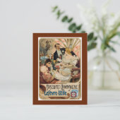 Carte Postale Publicité pour Biscuits de Champagne (Debout devant)