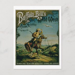 Carte Postale Publicité pour 'Buffalo Bill's Wild West and Co