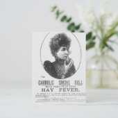 Carte Postale Publicité pour la boule de fumée carbolique (Debout devant)