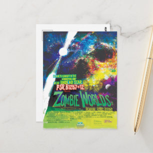 Carte Postale Publicité pour un film d'horreur de science-fictio