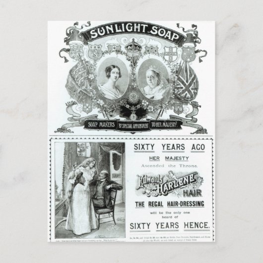 Carte Postale Publicité Sunlight Soap (Devant)