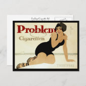 Carte Postale Publicité sur la cigarette (Devant / Derrière)