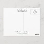 Carte Postale Publicité sur la cigarette (Dos)