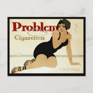 Carte Postale Publicité sur la cigarette