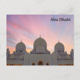 Carte Postale Publicité touristique vintage d'Abu Dhabi
