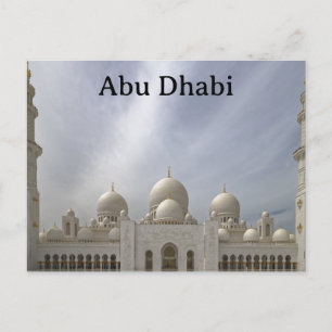 Carte Postale Publicité touristique vintage d'Abu Dhabi