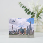 Carte Postale Publicité touristique Vintage voyage de Shanghai (Debout devant)