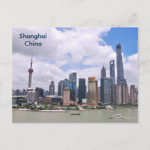 Carte Postale Publicité touristique Vintage voyage de Shanghai