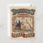 Carte Postale Publicité traitée avec des médicaments de savon de (Devant / Derrière)