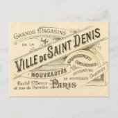 Carte Postale Publicité vintage (Devant)