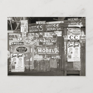 Carte Postale Publicité vintage, 1938