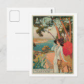 Carte Postale Publicité vintage Antibes France (Devant / Derrière)