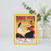 Carte Postale Publicité vintage au chocolat français (Debout devant)