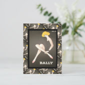 Carte Postale Publicité vintage, Bally, chaussures (Debout devant)