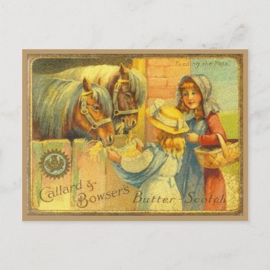 Carte Postale Publicité vintage, Callard et Bowser Butterscot (Devant)