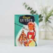 Carte Postale Publicité vintage de bière (Debout devant)