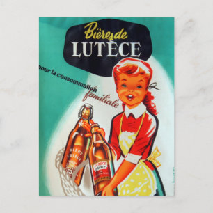 Carte Postale Publicité vintage de bière