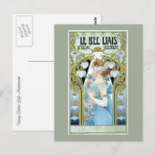 Carte Postale Publicité vintage de lumière électrique (Devant / Derrière)