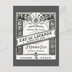 Carte Postale Publicité vintage Eau de Lavande