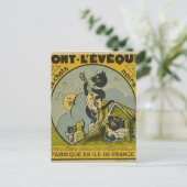 Carte Postale Publicité vintage en français (Debout devant)