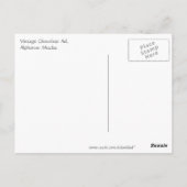 Carte Postale Publicité vintage Idéale Chocolat (Dos)