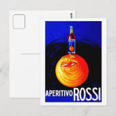 Carte Postale Publicité vintage italienne aperitivo (Devant / Derrière)