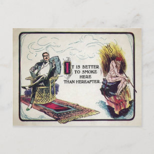Carte Postale Publicité vintage pour le tabac