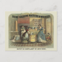 Publicité vintage pour machine à laver et essoreus