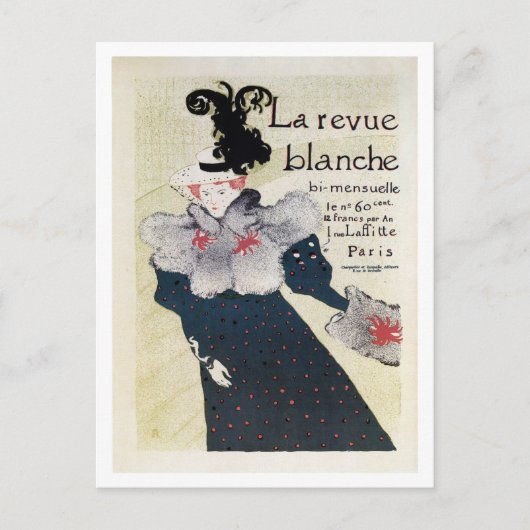 Carte Postale Publicité vintage pour magazine littéraire françai (Devant)