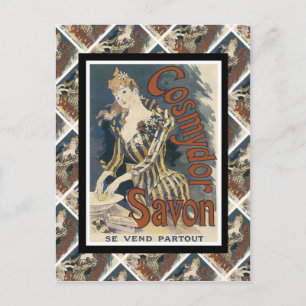Carte Postale Publicité vintage, savon français