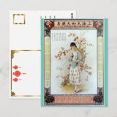 Carte Postale Publicité vintage Shanghai China Pharmacy (Devant / Derrière)