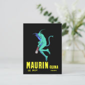 Carte Postale Publicité vintage sur l'alcool français (Debout devant)