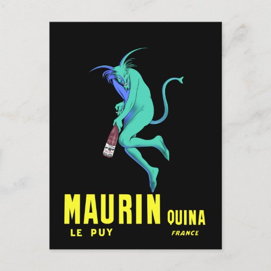 Carte Postale Publicité vintage sur l'alcool français (Devant)