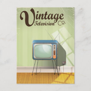 Carte Postale Publicité Vintage Television Co.